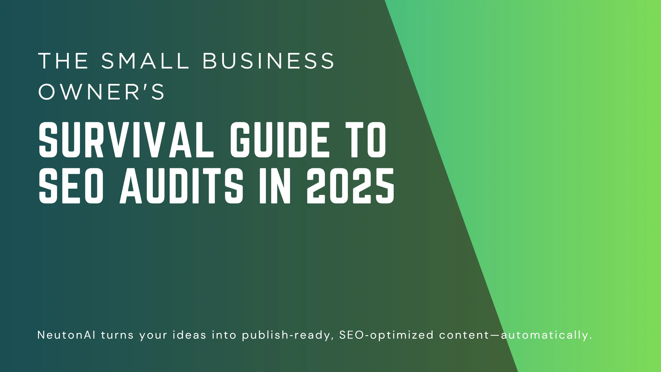 The Complete Guide to SEO Audit in 2025