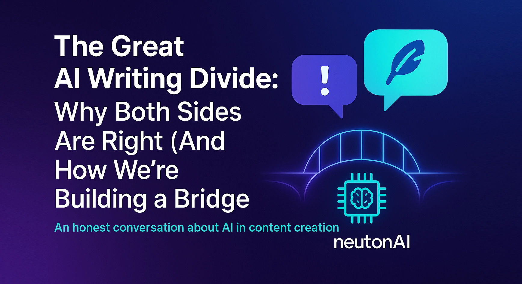 The Great AI Writing Divide: Why Both Sides Are Right (And How We're Building a Bridge)